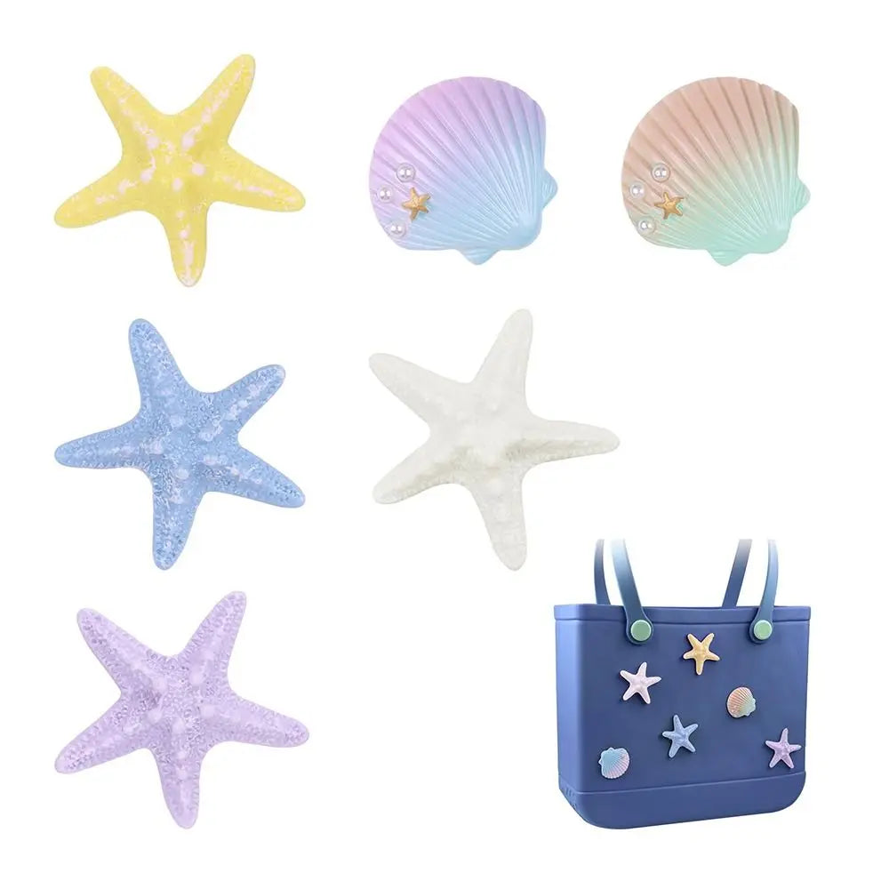 Pack concha y estrella de mar (6und.)