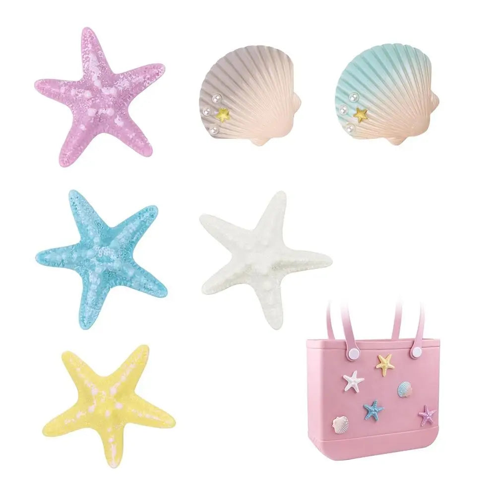 Pack concha y estrella de mar (6und.)